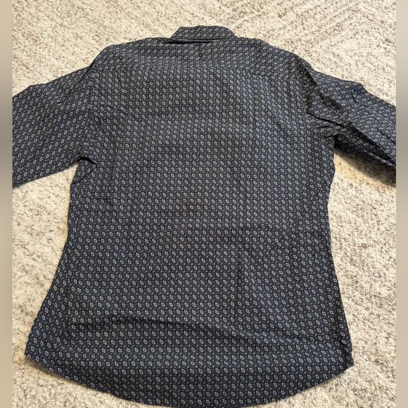 ENVY Men’s Large Black and White Dress Shirt - Picture 4 of 9